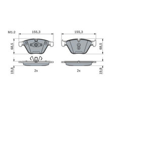 BOSCH Sada brzdových platničiek   0 986 494 354_thumb7