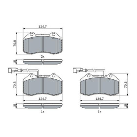 BOSCH Sada brzdových platničiek, kotúč. brzda   0 986 494 903_thumb7