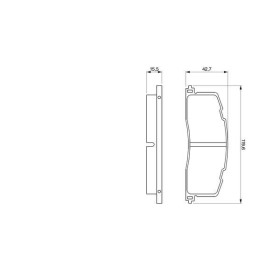 BOSCH Sada brzdových platničiek   0 986 461 140_thumb5