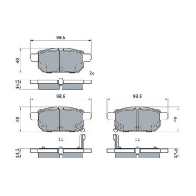 BOSCH Sada brzdových platničiek   0 986 494 748_thumb7