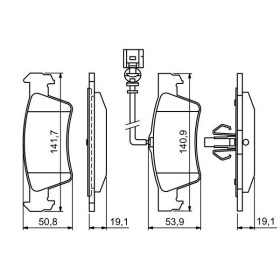 BOSCH Sada brzdových platničiek   0 986 494 309_thumb7