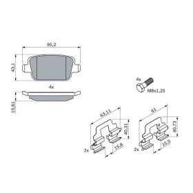 BOSCH Sada brzdových platničiek   0 986 494 214_thumb7