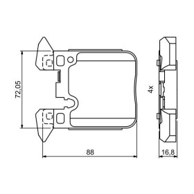 BOSCH Sada brzdových platničiek   0 986 494 774_thumb7