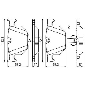 BOSCH Sada brzdových platničiek   0 986 494 862_thumb7