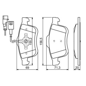 BOSCH Sada brzdových platničiek   0 986 494 453_thumb5