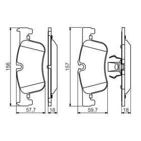 BOSCH Sada brzdových platničiek   0 986 494 561_thumb5