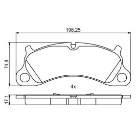 BOSCH Sada brzdových platničiek   0 986 494 806_thumb7