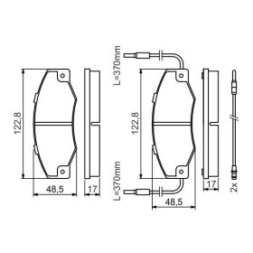 BOSCH Sada brzdových platničiek   0 986 460 953_thumb5