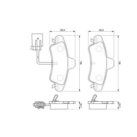 BOSCH Sada brzdových platničiek   0 986 424 745_thumb5