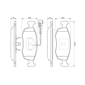 BOSCH Sada brzdových platničiek   0 986 424 515_thumb5