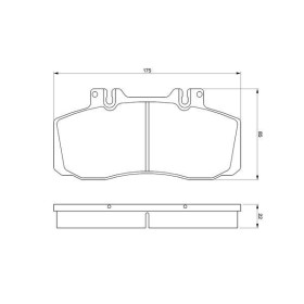 BOSCH Sada brzdových platničiek   0 986 468 350_thumb5