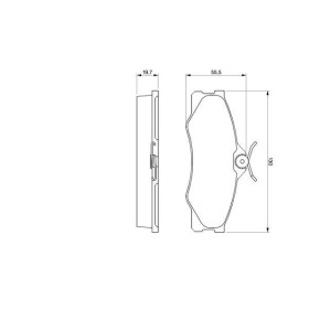 BOSCH Sada brzdových platničiek   0 986 469 790_thumb5