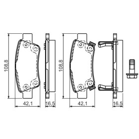 BOSCH Sada brzdových platničiek   0 986 494 329_thumb7