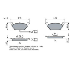 BOSCH Sada brzdových platničiek   0 986 494 524_thumb5