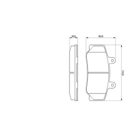 BOSCH Sada brzdových platničiek   0 986 460 961_thumb5