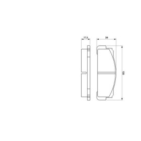 BOSCH Sada brzdových platničiek   0 986 460 736_thumb5