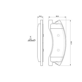 BOSCH Sada brzdových platničiek   0 986 424 823_thumb5