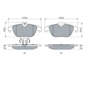 BOSCH Sada brzdových platničiek   0 986 494 162_thumb5