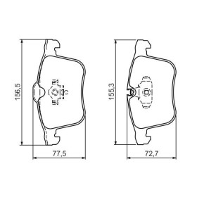 BOSCH Sada brzdových platničiek   0 986 494 280_thumb7