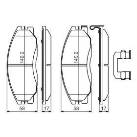 BOSCH Sada brzdových platničiek   0 986 494 650_thumb7