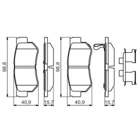 BOSCH Sada brzdových platničiek   0 986 494 635_thumb7