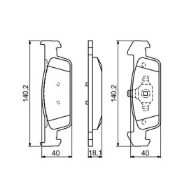 BOSCH Sada brzdových platničiek   0 986 494 697_thumb7