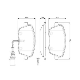 BOSCH Sada brzdových platničiek   0 986 494 105_thumb5