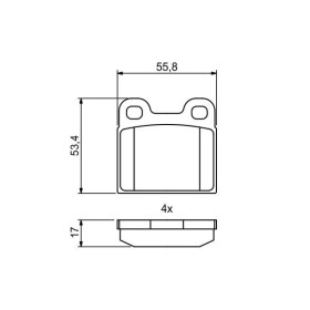 BOSCH Sada brzdových platničiek   0 986 494 847_thumb7