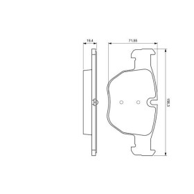 BOSCH Sada brzdových platničiek   0 986 424 687_thumb5