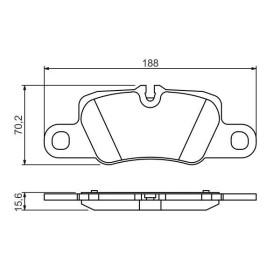 BOSCH Sada brzdových platničiek   0 986 494 431_thumb7