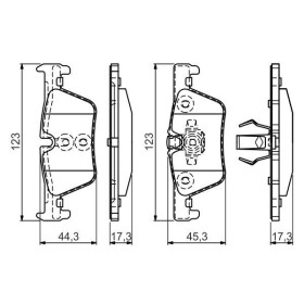 BOSCH Sada brzdových platničiek   0 986 494 554_thumb7