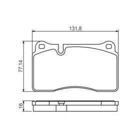 BOSCH Sada brzdových platničiek   0 986 494 207_thumb5