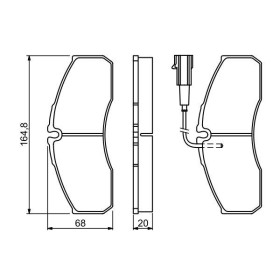 BOSCH Sada brzdových platničiek   0 986 494 278_thumb7