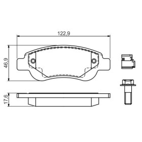 BOSCH Sada brzdových platničiek   0 986 494 606_thumb7