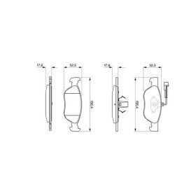 BOSCH Sada brzdových platničiek   0 986 424 510_thumb5