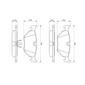 BOSCH Sada brzdových platničiek   0 986 469 960_thumb7