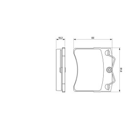 BOSCH Sada brzdových platničiek   0 986 460 954_thumb5