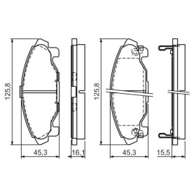 BOSCH Sada brzdových platničiek   0 986 494 853_thumb7