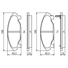 BOSCH Sada brzdových platničiek   0 986 494 853_thumb8