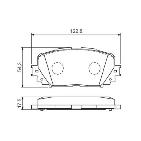 BOSCH Sada brzdových platničiek   0 986 494 196_thumb7