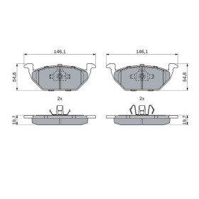 BOSCH Sada brzdových platničiek, kotúč. brzda   0 986 494 925_thumb7