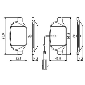 BOSCH Sada brzdových platničiek   0 986 494 779_thumb7