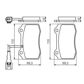 BOSCH Sada brzdových platničiek   0 986 494 367_thumb7