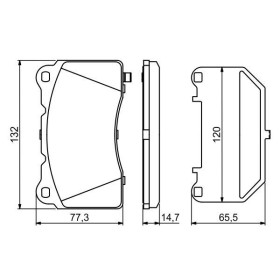 BOSCH Sada brzdových platničiek   0 986 494 880_thumb7