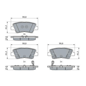 BOSCH Sada brzdových platničiek   0 986 424 959_thumb5