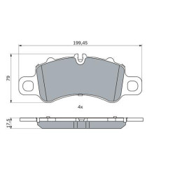 BOSCH Sada brzdových platničiek   0 986 424 847_thumb5