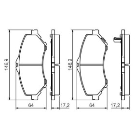 BOSCH Sada brzdových platničiek   0 986 494 493_thumb5