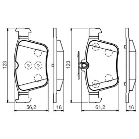 BOSCH Sada brzdových platničiek   0 986 494 658_thumb7