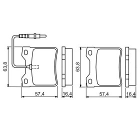 BOSCH Sada brzdových platničiek   0 986 494 055_thumb5