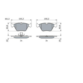 BOSCH Sada brzdových platničiek   0 986 424 767_thumb5